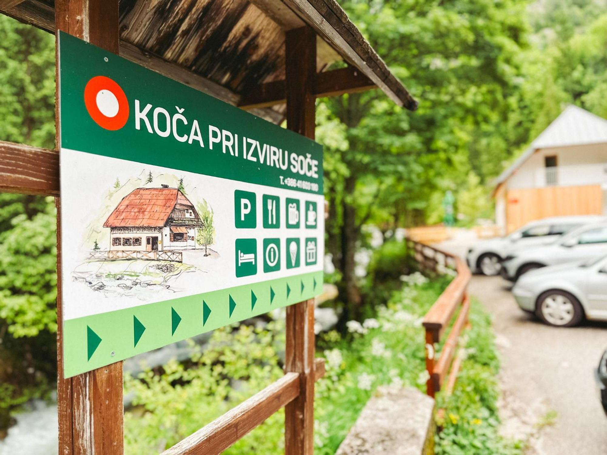 Koca Ob Izviru Soce Villa Trenta Exteriör bild
